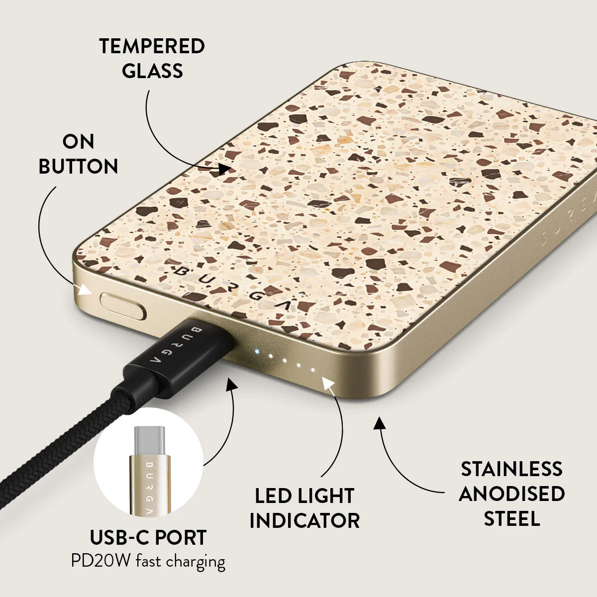 Distant Noise - Terazzo Magnetic Power Bank