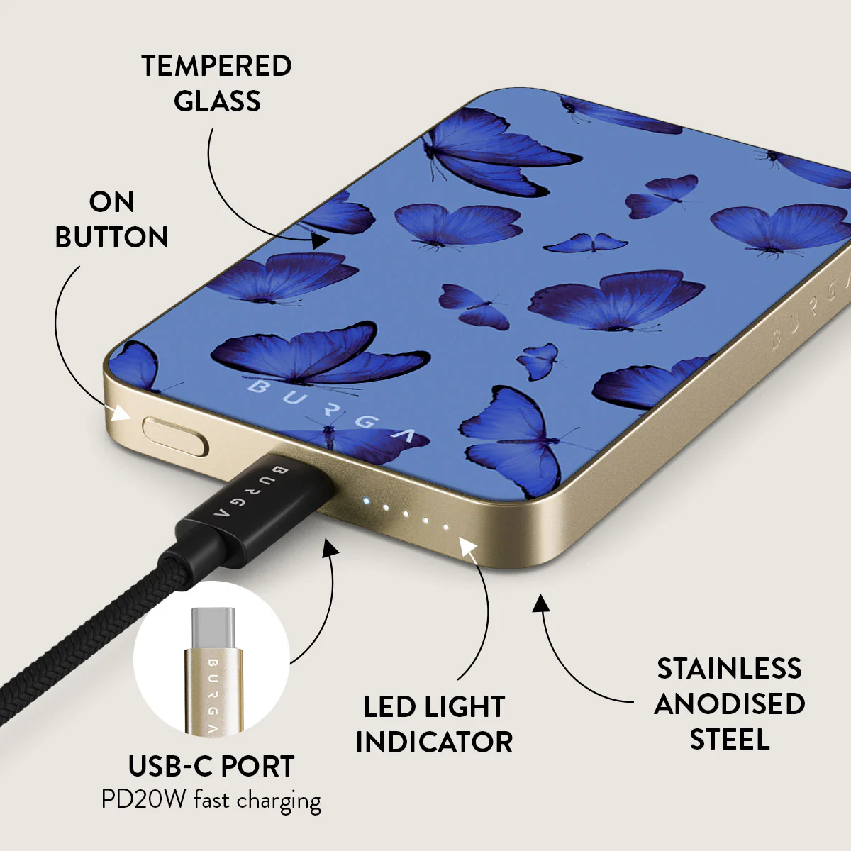 Spring Court - Magnetic Power Bank