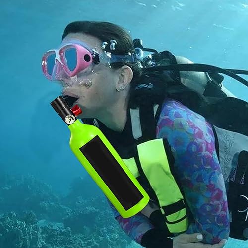 15 Minuten Unterwassertank, 1 l Tauchausrüstung, Air Buddy Tauchsystem, 15 Minuten Unterwasser-Atmungszeit, kompakt und leicht, 2140 g, perfekt für Männer und Frauen, Tauchtraining