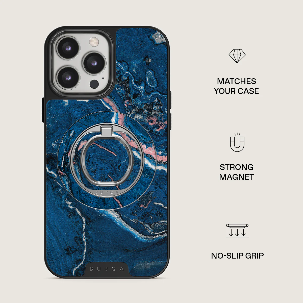 Blue Lagoon - Magnetic Ring Holder