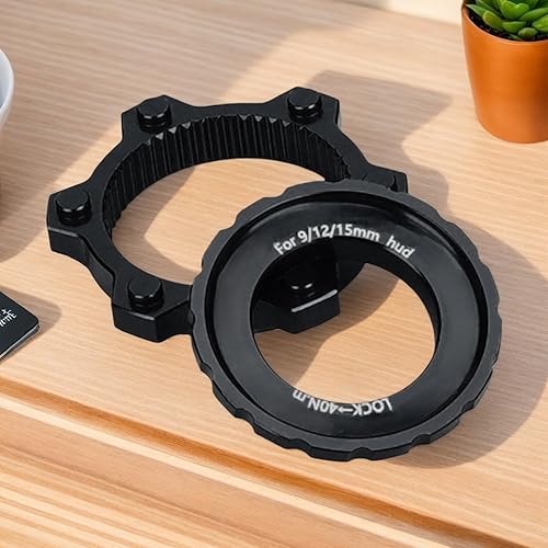 Fahrrad-Centerlock-Adapter, Centerlock Auf 6-Loch Adapter, Aluminiumlegierung Fahrradteil für 6-fach-Scheibenbremsen Mountainbikes Fahrräder & Dirtbikes