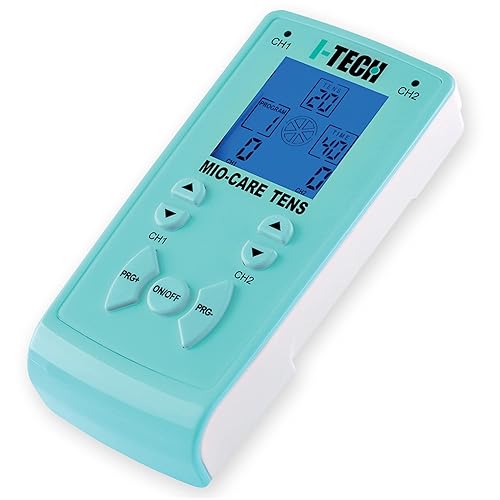 I-Tech Medical Division, Mio-Care Tens, 2 unabhängige Kanäle, 8 Elektroden, hintergrundbeleuchtetes Display, max. 100 mAh pro Kanal, 20 medizinische Programme, 300 Anwendungen