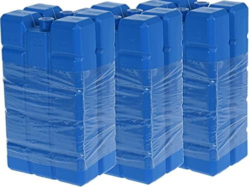 meindekoartikel Kühlelement Kühlakku Kältepack für Kühlboxen und Gefriertaschen - Blau - (6er-Set XL 400g)