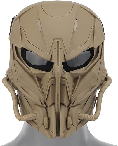 Airsoft Atmungsaktive Vollgesichtsmaske Taktische Schutzmaske mit Augenschutz