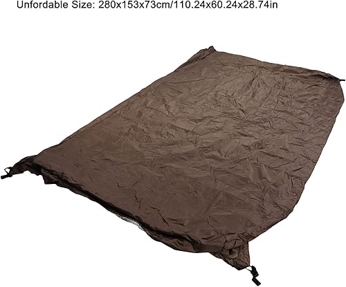 Wasserdicht Im Freien Tischtennisabdeckung, 280x153x73cm Faltbare Leichte -Pong -Schutzabdeckung, Tränenfeste, mit Haltbaren Schlössern, Leicht zu Reinigen, für Tische auf (Kaffee)