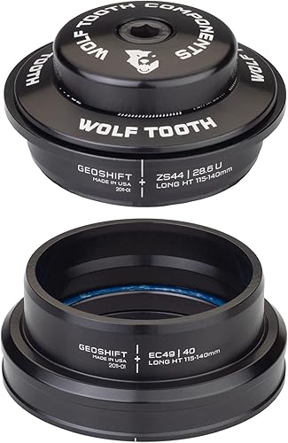 Wolf Tooth GeoShift Performance Angle Headset ZS44/28.6 Ober, ZS56/40 Unter/Lang 115-140mm