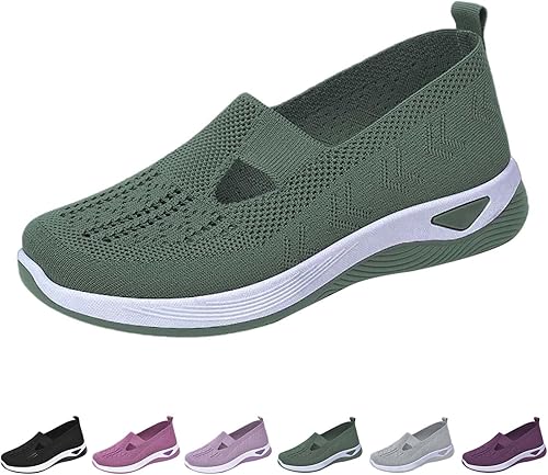 Orthopädische Schuhe Damen Weite H Krankenschwester Sommerschuhe Sommer Leicht Walkingschuhe Bequem Sneaker Atmungsaktives Vermascht Memory Schaum Sandalen Frauen