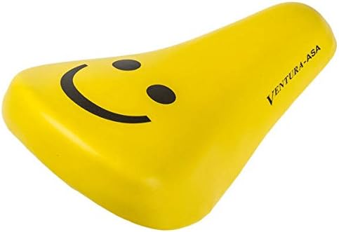 VENTURA ASA Kids Kindersattel, Motiv Smiley, gelb