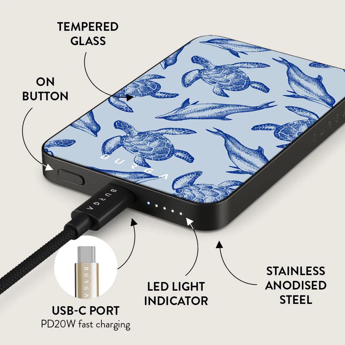 Aquatic Dance - Magnetic Power Bank
