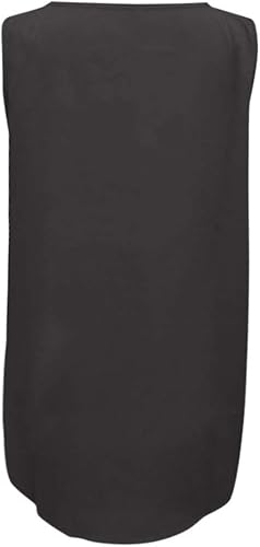 HOOUDO Tops Damen Tank Top Mit Stehkragen Damentop Ärmellos Blusentops Elegant Sommeroberteil Leicht Body Bluse Ausschnitt Party Ärmellose Weste Baumwolle T Shirt A Linie Aermellos Tshirt Bunt