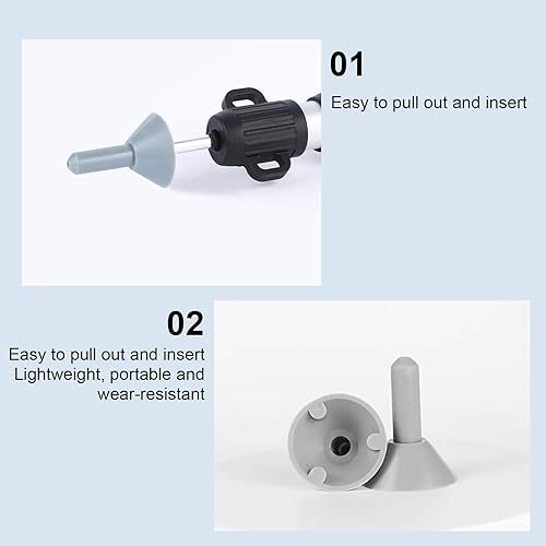 divuukyi 10 x Baldachin-Säulen, Anti-Thunder-Kappen, Campingzeltstangen, isolierende Kappen, Anti-Donner-Schutz, Zeltzubehör