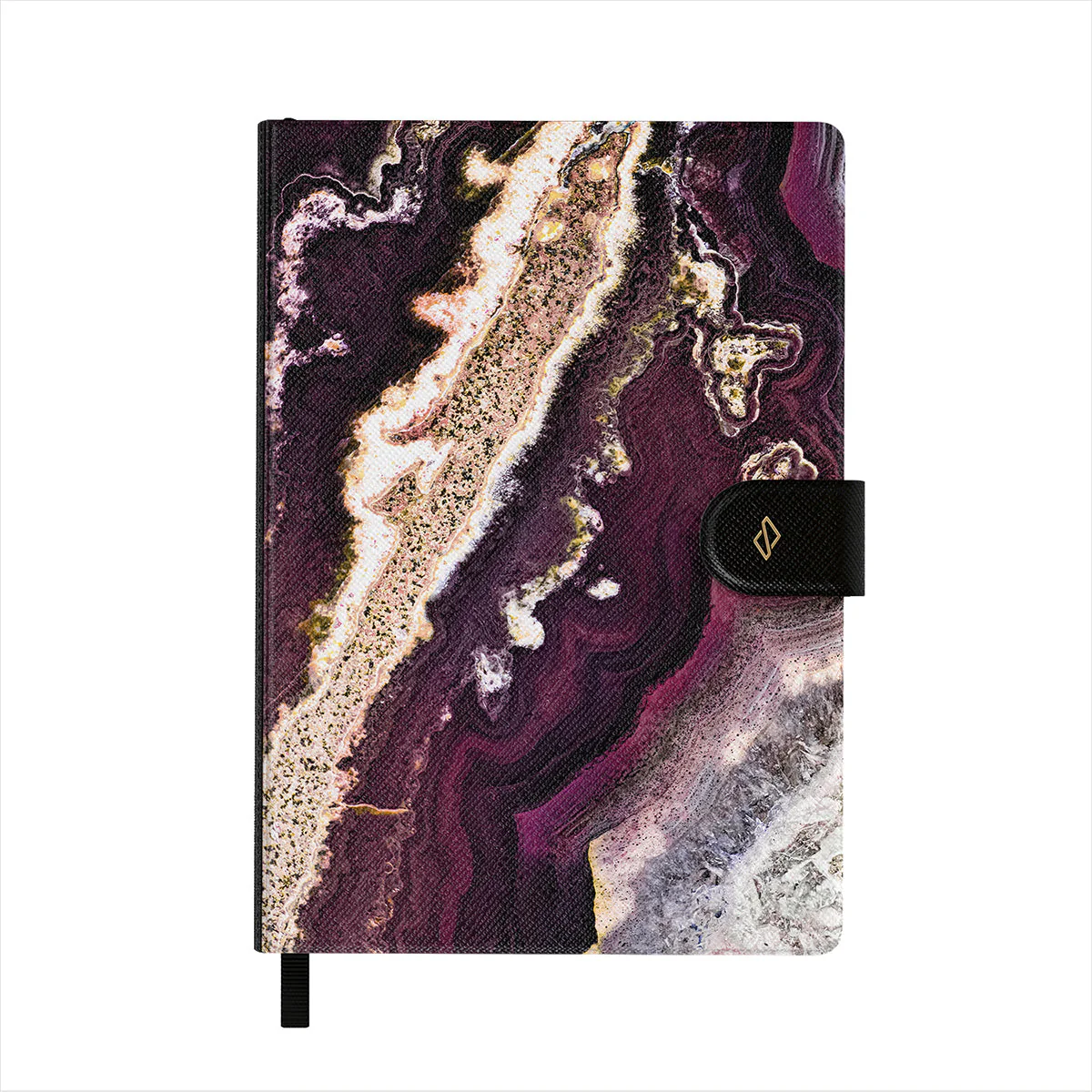 Purple Skies - Marble Notebook