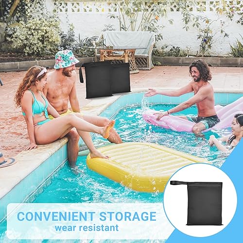 L&W Luck 3 Stück Nasstasche, wetbag schwimmsachen mit reißverschluss, Wiederverwendbar Nassbeutel für Badebekleidung,Badeanzüge, Strandtuch, Sportkleidung