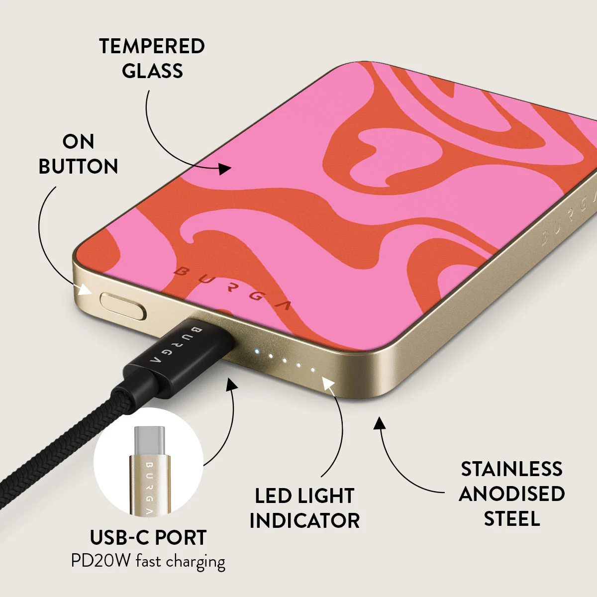 Ride The Wave - Magnetic Power Bank