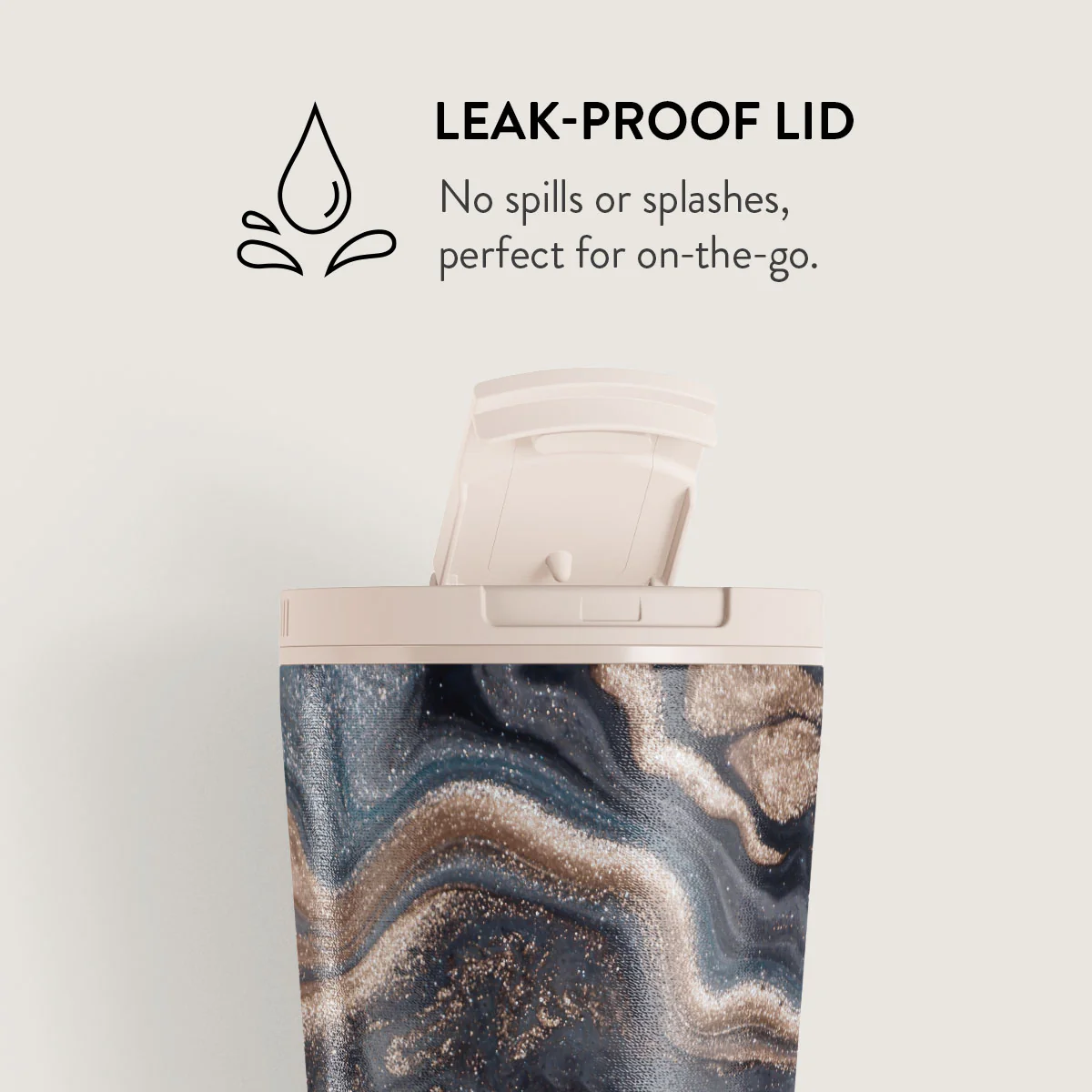 Enchanted Mirror - Marble Travel Mug