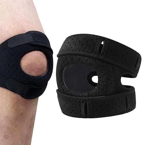 Patella Kniebandage, Patellasehnen-Stützband, Orthopädische Kniebandage Meniskus, Verstellbare Tanz-Kniebandage, Bandage Knie Sport Für Outdoor-Sportarten, Tanzen, Klettern, Springen