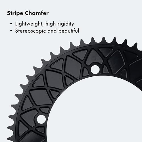 DJC 144BCD Rundes Kettenblatt Fixed Gear Fixie Track Bike 47T 49 51 53 55 57 59 61T Single Speed Kettenrad 1/2 * 1/8 144 Bcd