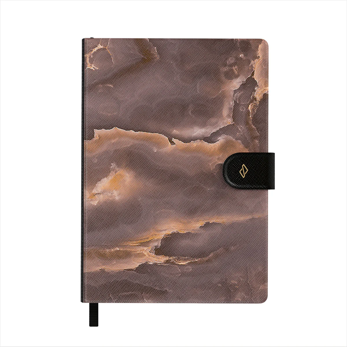 Fire Wood - Brown Marble Notebook