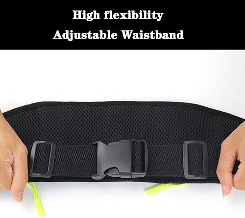 Laufgürte, Handytasche Joggen, Sport Hüfttasche Bauchtasche Lauftasche, Gürteltasche wasserdichte, Running Belt Mit Nacht Reflexband, Passt Alle Handys bis zu 6,5 Zoll, Wandern, Fitnessstudio