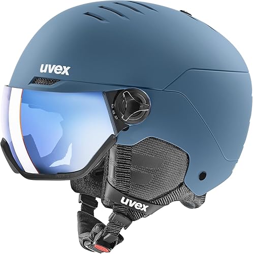 uvex Wanted Visor Visier Skihelm - Navy mat
