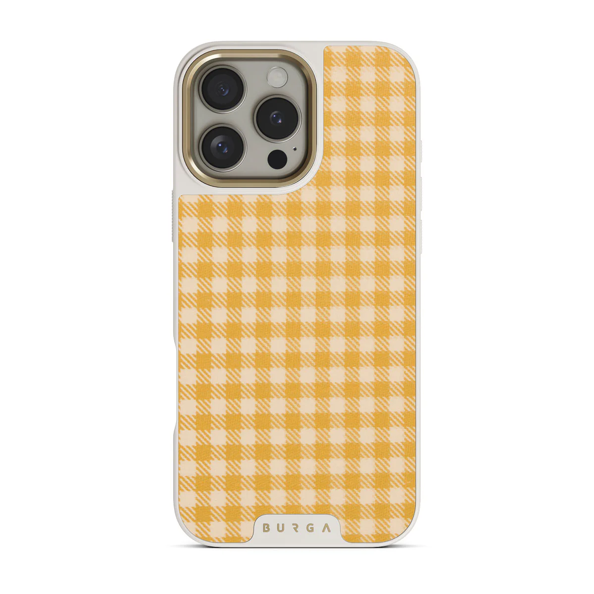 Tuscan Sun - Yellow Plaid iPhone 16 Pro Max Case