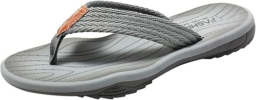 Zehentrenner Leder mit Arch Support Sandalen Sommer Männer Frauen Neigung Ferse Strand Flip Flops Weich Leder Stoff Badelatschen Sommer Beach Rutschfest Pantoletten Hausschuhe