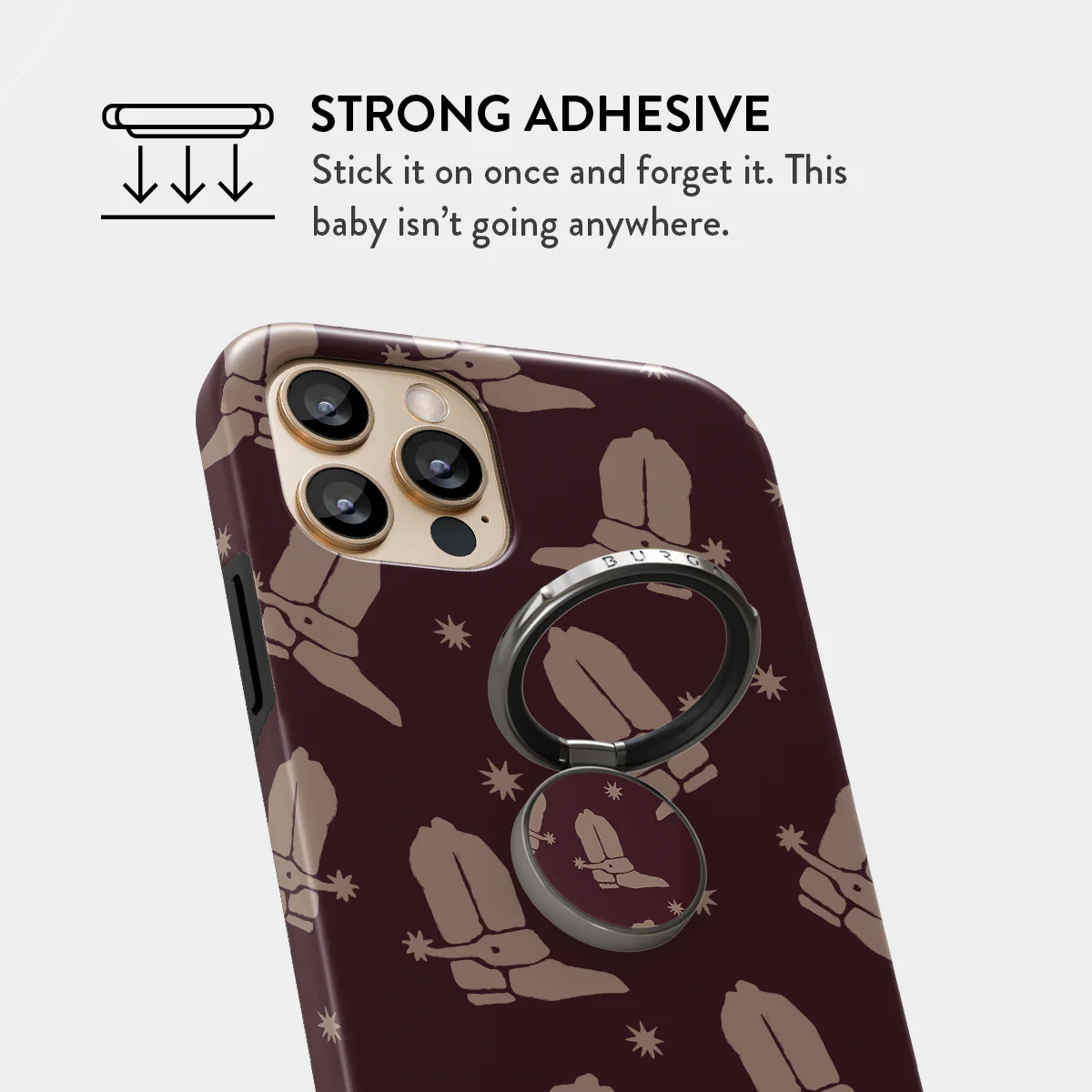 Howdy - Adhesive Ring Holder