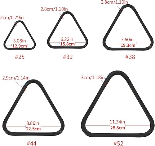 Billard Triangle Frame Triangle Pool Rack Pool Table Holder Table Balls Frame Tripod Frame Billard Holder