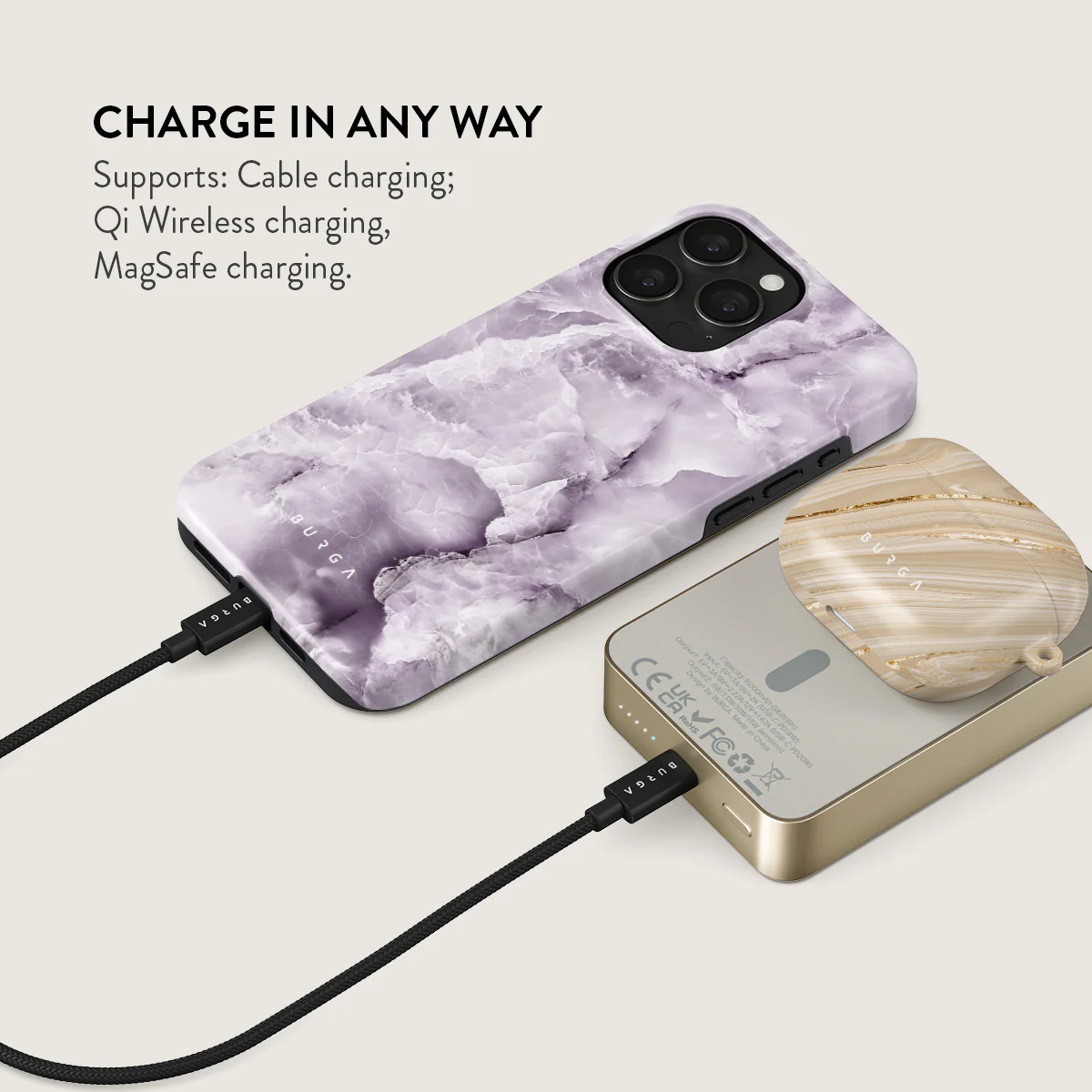 Black Currant - Magnetic Power Bank