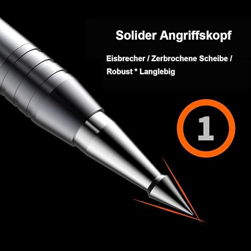 RaManda Vielseitig Abnehmbare Wanderstöcke Wild Survival Selbstverteidigung Gehstock Verstellbare Faltbar Spazierstock Leichtgewicht 7075 Aluminiumrohr mit Handyhalter