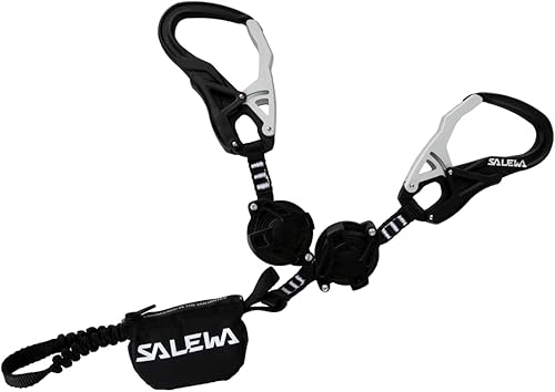 SALEWA Set Via Ferrata Ergo Zip Kletterzubehör, schwarz (schwarz), Einheitsgröße