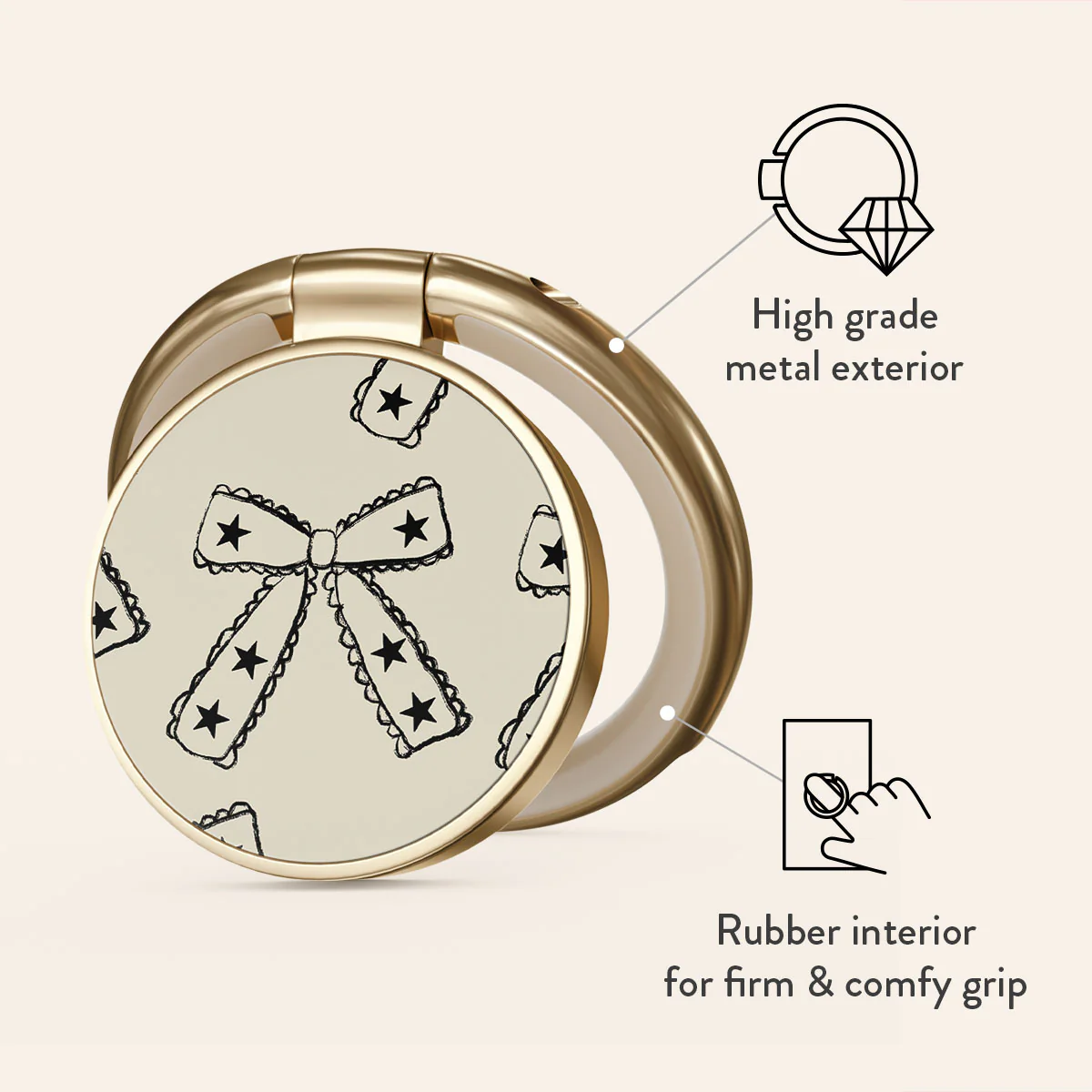 Lone Star - Adhesive Ring Holder