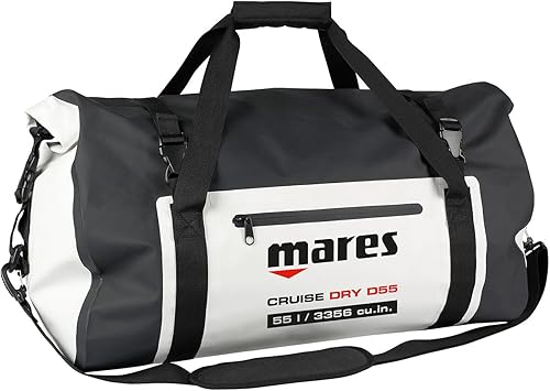 Mares Cruise Dry D55 Tauchrucksäcke Unisex – Erwachsene Schwarz/weiß One Size