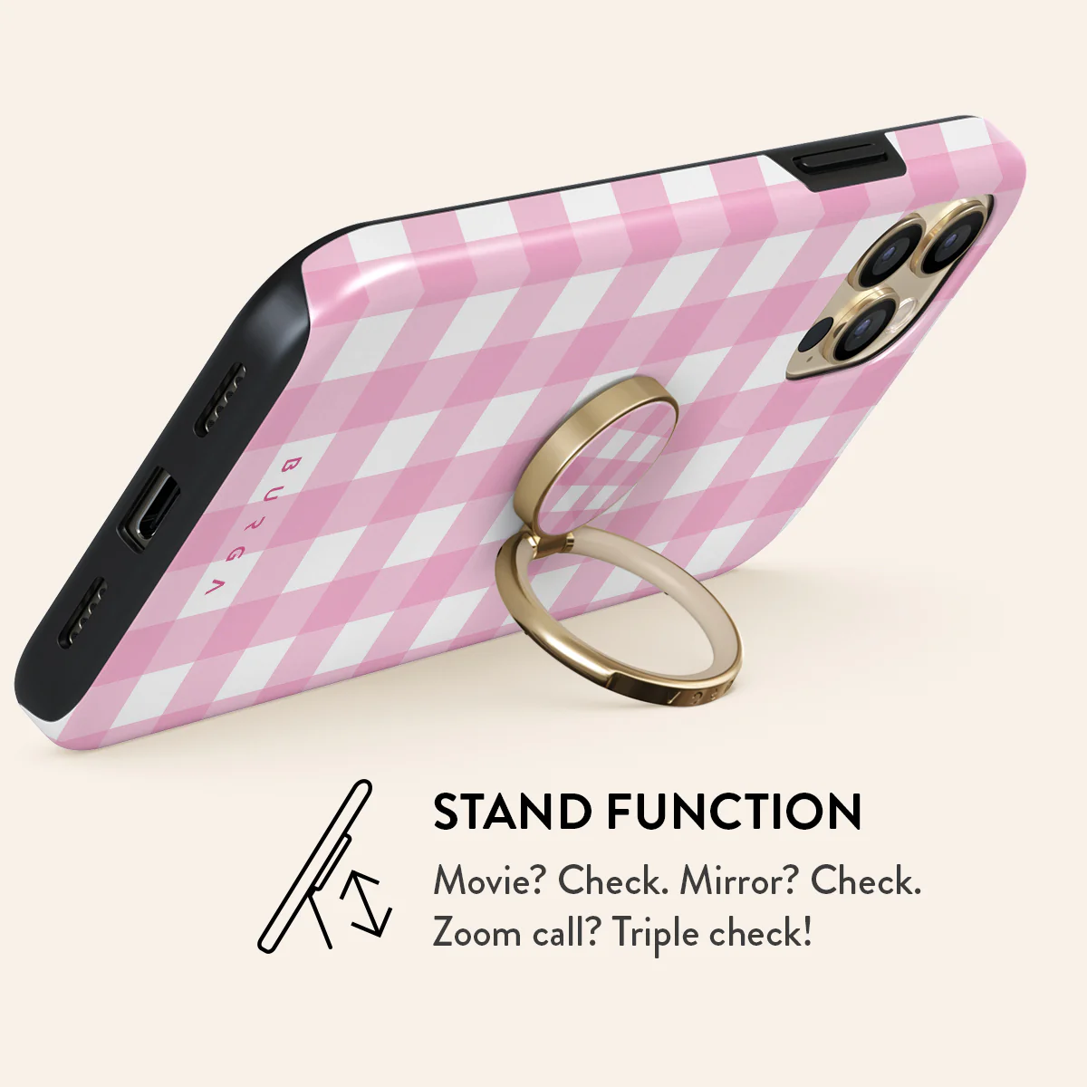 Think Pink - Adhesive Ring Holder