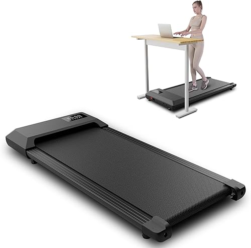 Superun Walking Pad 136KG - Laufband für Zuhause und Büro - Laufband Schreibtisch mit APP, LCD Display und Bluetooth - Mini Laufband Unter dem Schreibtisch