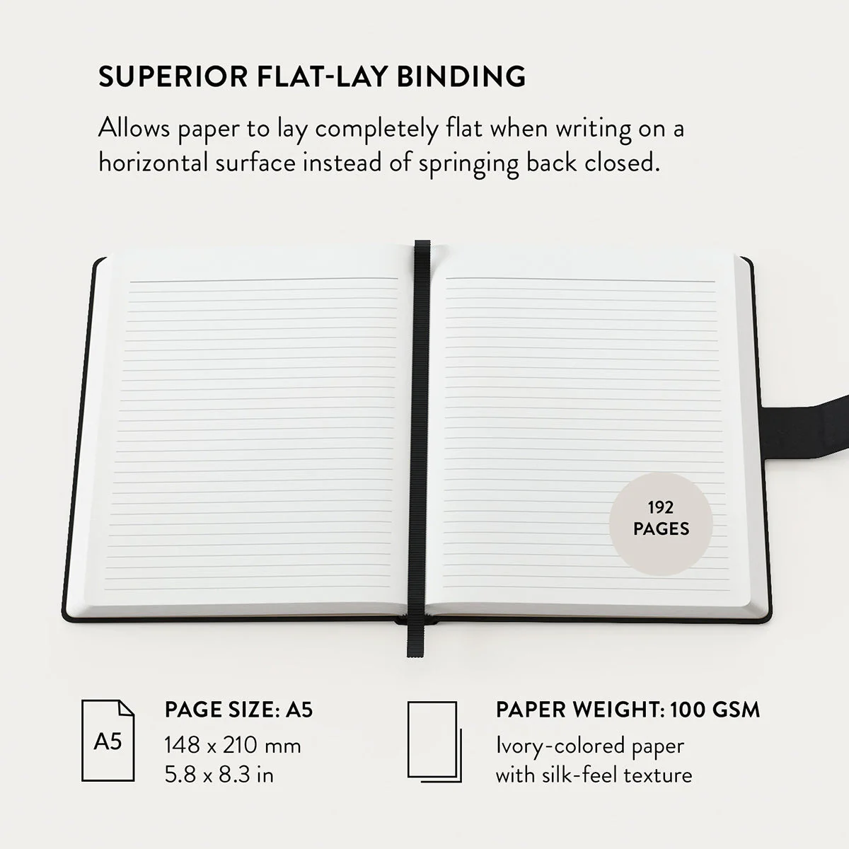 Rose Gold Marble - Notebook