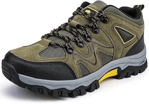 WOWEI Wanderstiefel Wanderschuhe Herren Damen wasserdichte Outdoorschuhe rutschfeste Kletterschuhe Leicht Atmungsaktiv Trekking Hiking Schuhe Wanderhalbschuhe