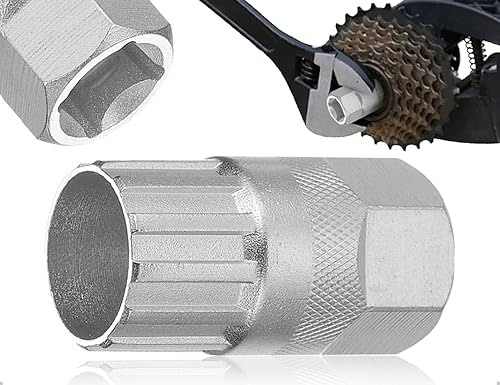 Emezddo Fahrrad Kassette Werkzeug,Zahnkranzabzieher Zubehör,Kassettenabzieher,Freilauf Entferner Reparatur Tool,Kompatibel mit Shimano Fahrrad,verwendet für Zuhause Reparaturwerkstatt