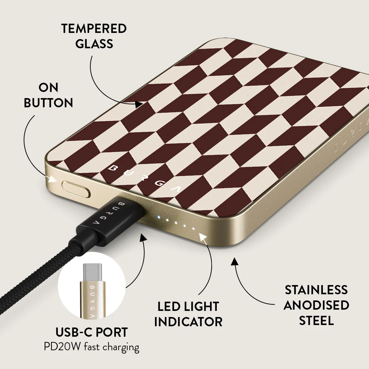 Etiquette - Magnetic Power Bank