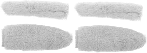 Toddmomy 1Satz Fahrradlenkergriffe Plüschbezüge Warmhaltende Fahrradgriffabdeckungen für Sicheren Halt zu Installieren Kompatibel mit Mountainbikes und Bikes Langlebig