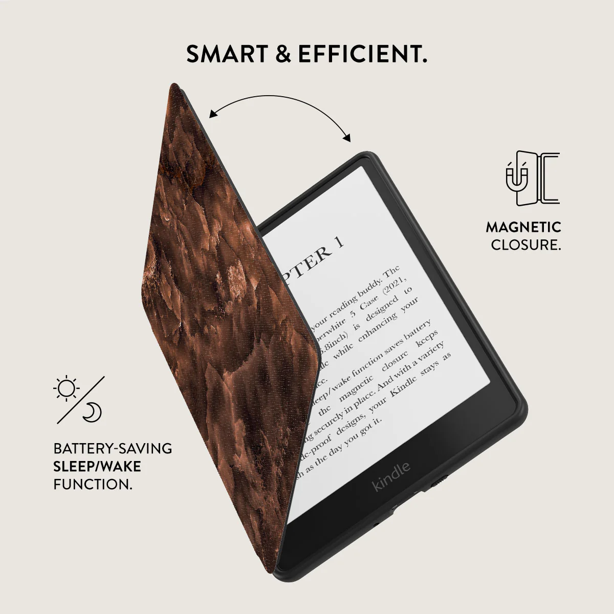 Toasted Chestnut - Brown Kindle Paperwhite (11th Gen) Case