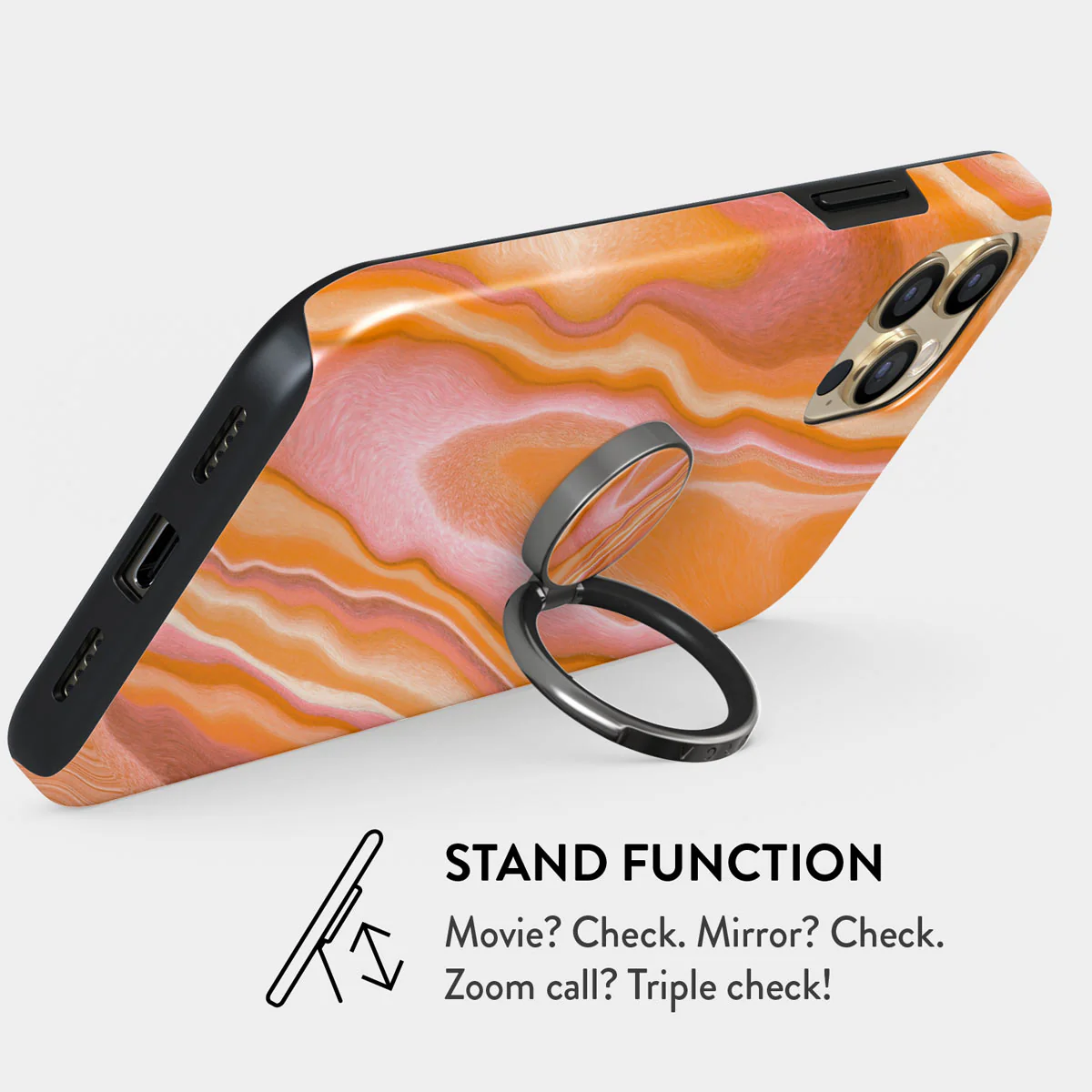 Retro Glow - Adhesive Ring Holder