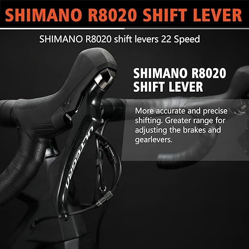 SAVADECK Gravel Bike Rennrad Carbon,R11 28 Zoll Rennrad 40c Reifen Carbon Rahmen Gabel Sattelstütze mit Shimano ULTEGAR R8000 22 Gänge und R8020 Scheibenbremse Carbon Fahrrad Herren Damen