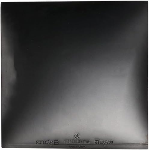 4 Stück Tischtennis Ersatzbelag, Tischtennis Gummi Blatt, Profi Wettkampf Schläger Gummi, für blitzschnellen Belagwechsel, 2,3 mm Schwamm, schwarz/Rot