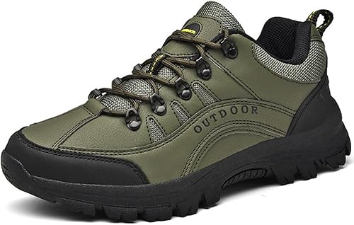 WOWEI Wanderstiefel Wanderschuhe Herren Damen wasserdichte Outdoorschuhe rutschfeste Kletterschuhe Leicht Atmungsaktiv Trekking Hiking Schuhe Wanderhalbschuhe