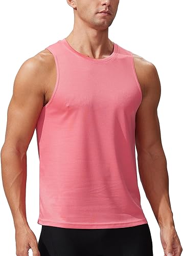 Ruowuhen Herren Tanktop Ärmellos Funktionsshirt Schnelltrocknende Tank Tops für Sport Laufen Fitness Basketball