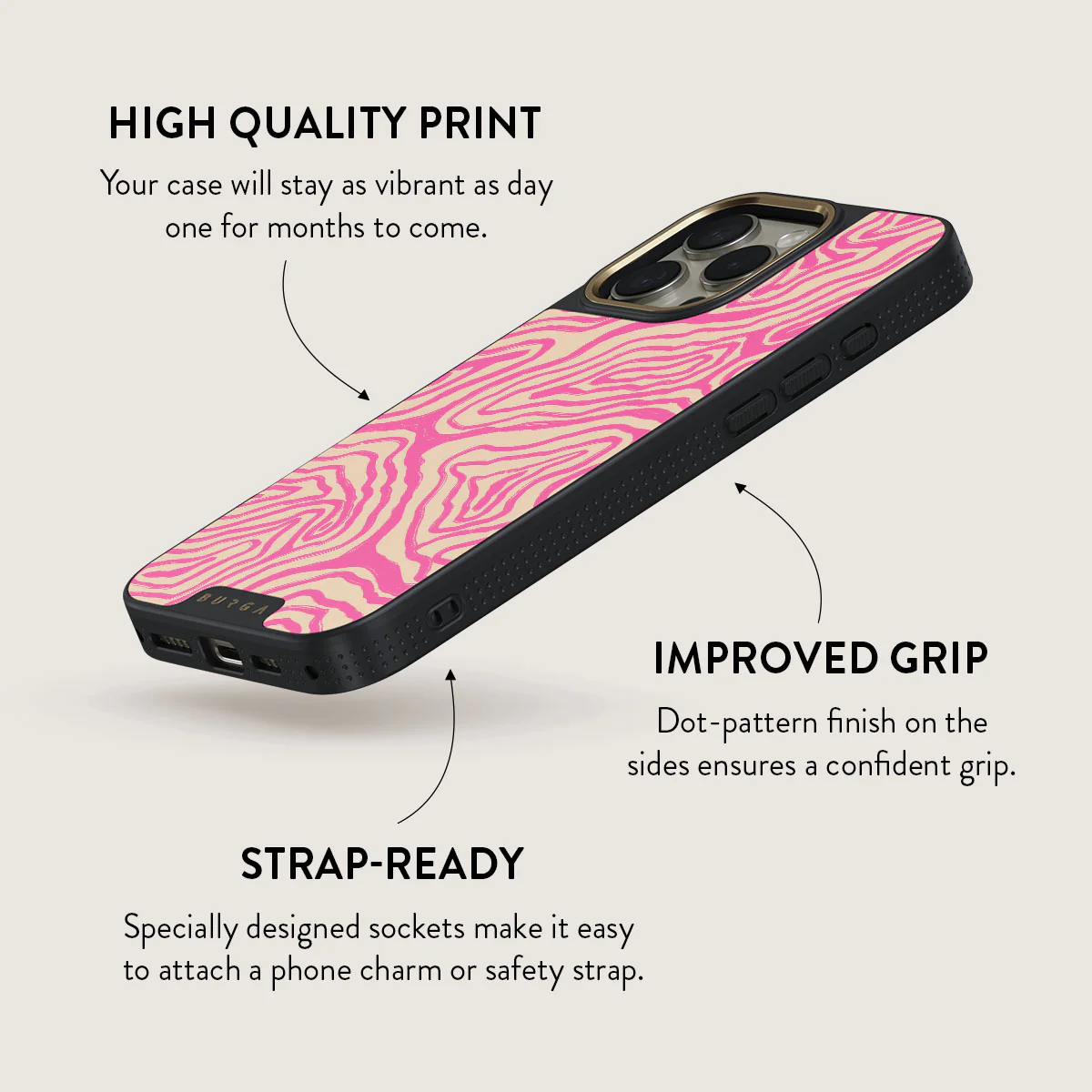 Pink Shores - iPhone 16 Pro Max Case