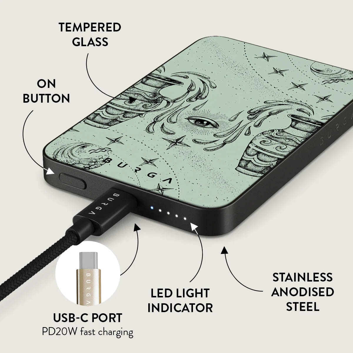 Aquarius - Magnetic Power Bank