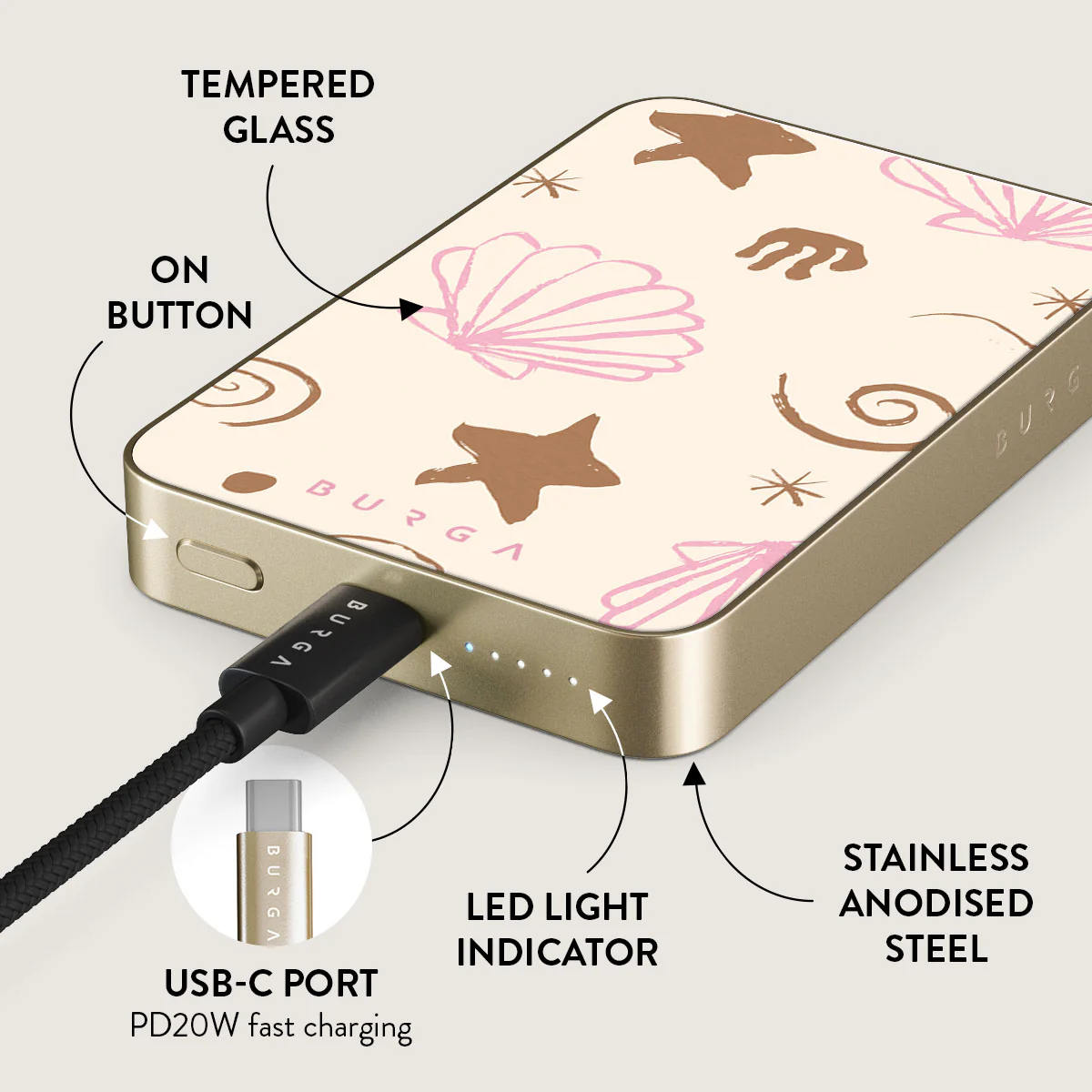 Beach Games - Magnetic Power Bank