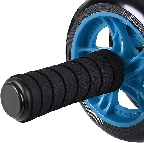 SONGMICS Bauchroller, Bauchtrainer ab Roller, bauchmuskeltrainer ab Wheel Set, mit Kniematte, für Fitness